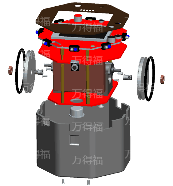 嵌入式移动桌面机器人图纸及配置